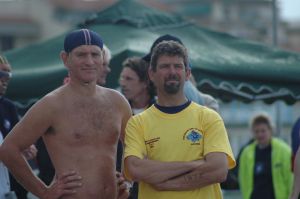 the boys see their first thong!